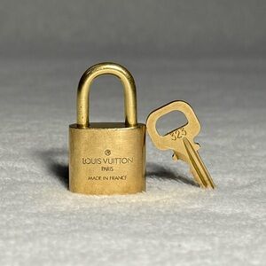 Authentic Louis Vuitton Lock and Key #323
